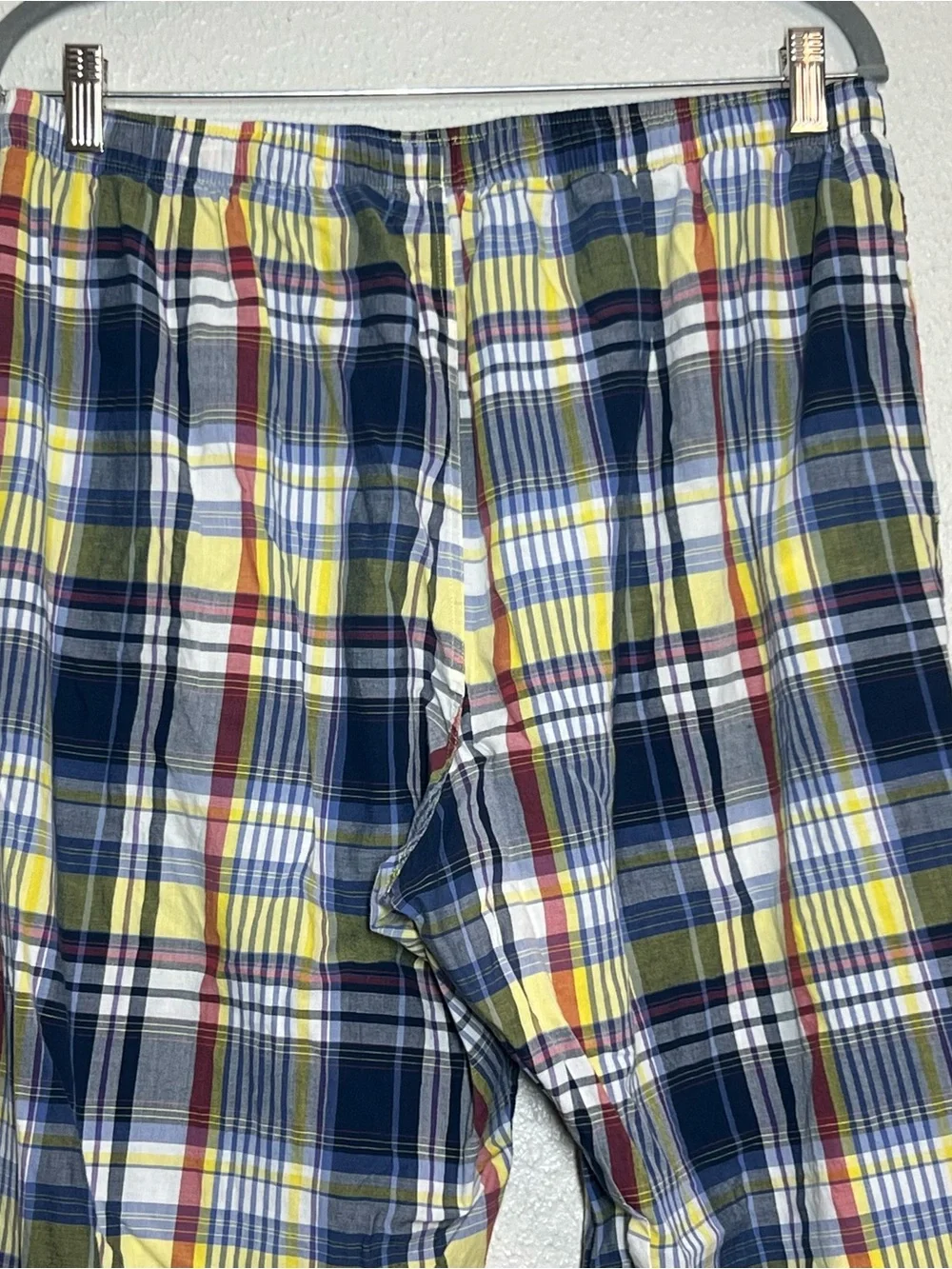 Polo Ralph Lauren Sleepwear Mens Size XL Colorful Plaid Pajama Pants Drawstring